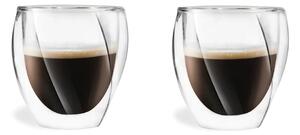 Kubki do cappuccino z podwójną ścianką zestaw 2 szt. 250 ml Cristallo – Vialli Design
