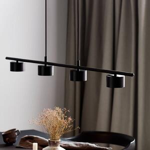 Nordlux Lampa wisząca Clyde, możliwość ściemniania, czarny, salon / jadalnia, metal, nowoczesny