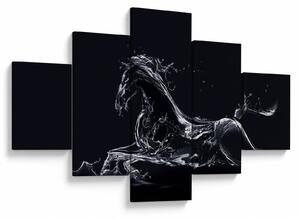 Obraz - Koń i woda (125x70 cm)