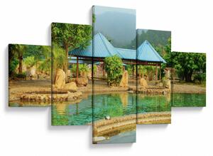 Obraz - Shanghai hotel park (125x70 cm)