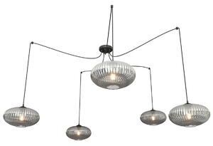 Nowoczesna pięcioramienna lampa typu pająk - D171 C4-G33