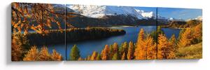 Obraz - Jesień w Alpach (170x50 cm)