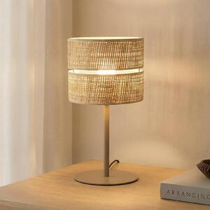 Lampa stołowa Calma TK Lighting, kremowy / amber, salon / jadalnia