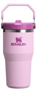 Różowy termos ze stali nierdzewnej 600 ml IceFlow™ Flip Straw 2.0 Cherry Blossom – Stanley
