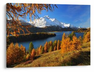 Obraz - Jesień w Alpach (70x50 cm)