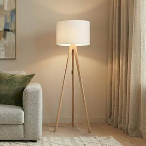 Lampa stojąca Grand TK Lighting, jasne drewno, salon / jadalnia, drewno, nowoczesny