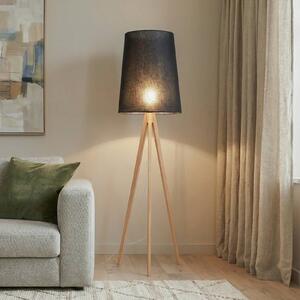 Lampa stojąca Walz TK Lighting, jasne drewno, salon / jadalnia, drewno, nowoczesny