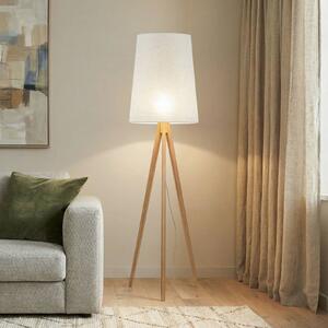 Lampa stojąca Walz TK Lighting, jasne drewno, salon / jadalnia, drewno, nowoczesny