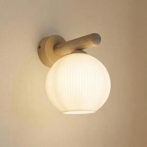 Kinkiet Virlo TK Lighting, możliwość ściemniania, biały / opal, salon / jadalnia, szkło