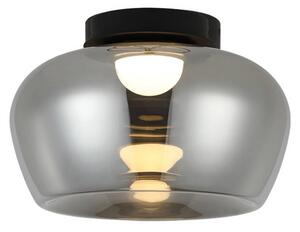 Viokef Lampa sufitowa LED Nadia, aluminiowy / szary / cynkowy, salon / jadalnia, szkło