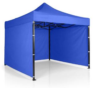 Plonos PL-300, pawilon ogrodowy skadany typu "ksika", 3 x 3 m, 3 ciany boczne, kolor niebieski