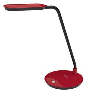 Lampka biurkowa LED dotykowa K-BL1208 Solo czerwona, młodzieżowa, do biura