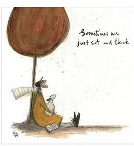 Druk artystyczny Sam Toft - Sometimes We Just Sit and Think