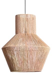 Lampa Wisząca Boho z Włókna Naturalnego Zewnętrzna Abuzzo Paola 50cm E27
