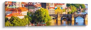 Obraz - Praga (170x50 cm)