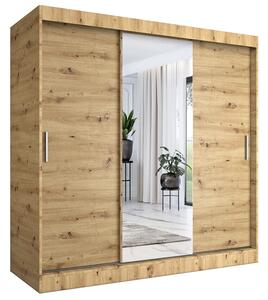 Szafa przesuwna dąb artisan 200 cm A0-N67