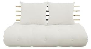 Sofa rozkładana z jasnobeżowym obiciem Karup Design Shin Sano Natural