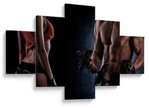 Obraz - Fitness (125x70 cm)