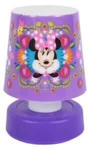 Lampka nocna LED dla dzieci MINNIE 11 cm fioletowa