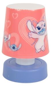 Dziecięca lampka nocna LED LILO & STITCH 11 cm różowa