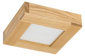 Rustykalny Panel LED z drewna plafon 18W lampa sufitowa 20x20x5H cm