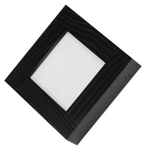 Czarny Panel LED z drewna plafon 18W kinkiet lampa ścienna 20x20x5H cm