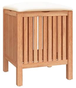 Drewniany Kosz Na Pranie Z Siedziskiem 40X12X4 Cm N4-A38