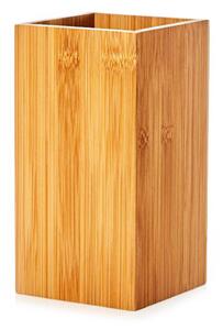 Klarstein Stojak na przybory kuchenne, kwadratowy, 12 x 23 x 12 cm, bambus