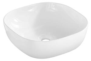 COMAD COMAD UM-6252 SMILE 40 DP - Umywalka nablatowa SMILE 41x41 cm błyszcząca biel CM0010