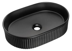 COMAD COMAD BEYOND 5 BLACK ( E-6564 ) - Umywalka nablatowa BEYOND 48x32,5 cm czarna CM0034