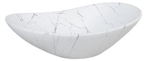 COMAD COMAD UN-LENA-MW17 - Umywalka nablatowa LENA 61,5x36 cm ceramika/matowy biały CM0039