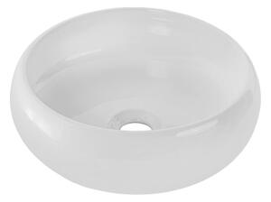 COMAD COMAD UN-WIKI-SW - Umywalka nablatowa WIKI śr. 36 cm ceramika/błyszcząca biel CM0052