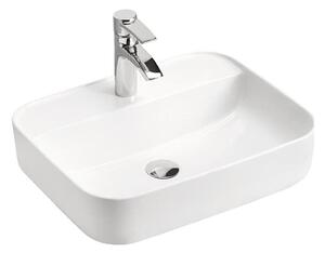 COMAD COMAD UM-6289 MAGIC 50 DP -Umywalka nablatowa MAGIC 50x40 cm ceramika/błyszcząca biel CM0049
