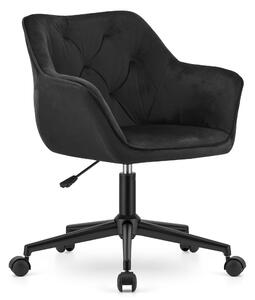 Fotel biurowy COPA VELVET czarny