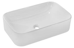 COMAD COMAD UN-KATI60-SW 7857B(60) - Umywalka nablatowa KATI 61x38 cm błyszcząca biel CM0050