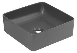 COMAD COMAD UM-6276 SLIM 40 GREY DP - Umywalka nablatowa SLIM 37x37 cm matowy szary CM0048