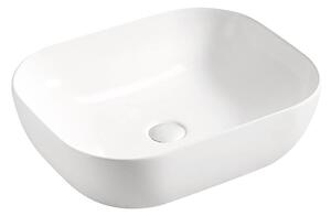 COMAD COMAD UM-6254 SMILE 50 DP -Umywalka nablatowa SMILE 50x40 cm ceramika/błyszcząca biel CM0042
