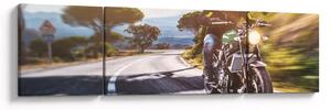 Obraz - Motocyklista (170x50 cm)