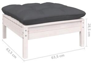 Zestaw Mebli Ogrodowych Komplet Wypoczynkowy Z Poduszkami 11-Częściowy Drewno Na Taras Balkon Ogród