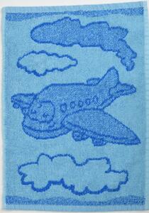 Ręcznik dziecięcy BEBE samolot niebieski 30x50 cm