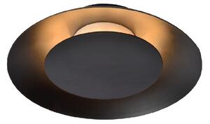 Czarny plafon Foskal S w minimalistycznym stylu