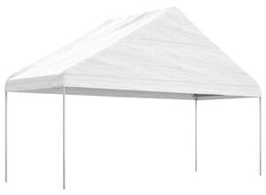 Namiot ogrodowy z dachem, biały, 13,38x5,88x3,75 m, polietylen