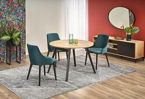 Okrągły rozkładany stół z krzesłami - Berlino