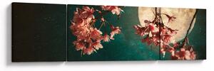 Obraz - Kwiat wiśni podczas pełni (170x50 cm)