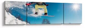 Obraz - Snowboardzista (170x50 cm)