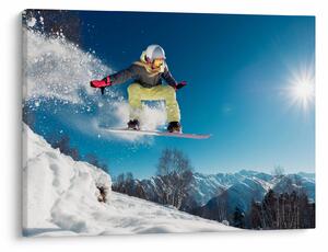 Obraz - Snowboardzista (70x50 cm)