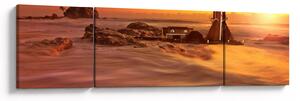 Obraz - Zachód słońca (170x50 cm)