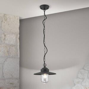 ORION Lampa wisząca zewnętrzna Edward, antracyt, Ø 27,5 cm, aluminium