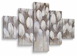 Obraz - Ułożone tulipany (125x70 cm)