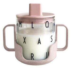 Różowy kubek dla dzieci Design Letters Grow With Your Cup